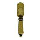 Оконная ручка д/ст-пакетов MARTINELLI, модель DANIELA, латунь античная