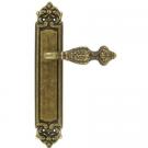 Дверная ручка ZERMAT на планке, модель LIBERTY, бронза античная, межкомнатная